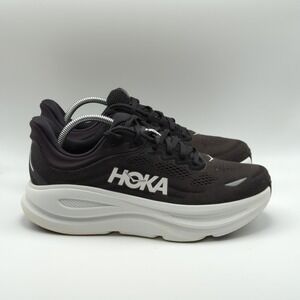Hoka One One Bondi 9 Running Shoes Womens Size 10 Black Wide 1162014